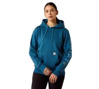 Women's hooded sweatshirt Ariat Rebar Workman Graphic Bleu M