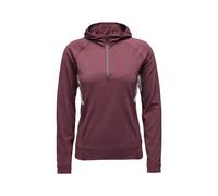 Women's hooded sweatshirt Black Diamond Alpenglow Pro Rouge S