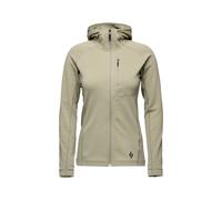 Women's hooded sweatshirt Black Diamond Coefficient Beige S