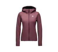 Women's hooded sweatshirt Black Diamond First Light Hybrid Rouge L