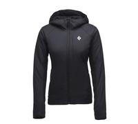 Women's hooded sweatshirt Black Diamond First Light Hybrid Noir M
