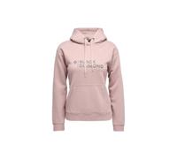 Black Diamond Mini Stacked Hoodie Pink S Women