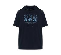 Women's hooded sweatshirt Cecil The Sea Bleu S