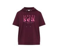 Women's hooded sweatshirt Cecil The Sea Rouge S