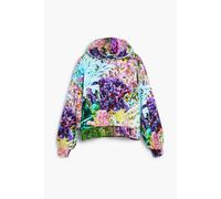 Women's hooded sweatshirt Desigual Oliver Violet M