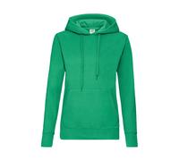 Women's hooded sweatshirt Fruit of the Loom Classic Vert 2XL