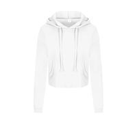 AWDis Just Hoods JH016 Women'S Cropped Hoodie Arctic White M Size M