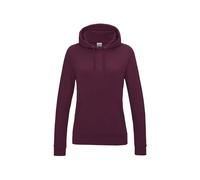 AWDis Women's Girlie College Hoodie, Red (Burgundy), 10 (Manufacturer Size:Small)