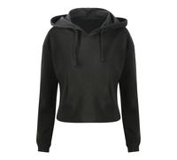 AWDis Just Hoods JH016 Women'S Cropped Hoodie Jet Black XS Size: XS