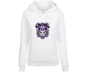 Women's hooded sweatshirt Miss Tee Always On Fire Blanc S