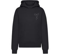 Women's hooded sweatshirt Miss Tee Bow Oneliner Fluffy Noir XS