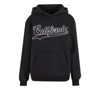 Women's hooded sweatshirt Miss Tee California Fluffy Noir S