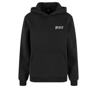 Women's hooded sweatshirt Miss Tee Girls Peace Hand Noir S