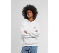 Miss Tee Give A Damn Fluffy Hoodie White L Woman