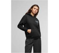 Women's hooded sweatshirt Miss Tee Good Vibes Bow Noir 2XL