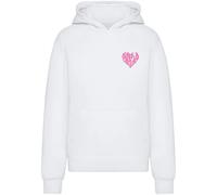 Women's hooded sweatshirt Miss Tee Have A Great Day Ladies Fluffy Blanc S