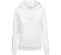 Women's hooded sweatshirt Miss Tee I Don't Give A Blanc S