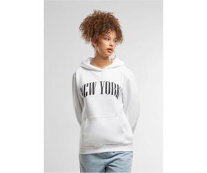 Women's hooded sweatshirt Miss Tee New York Blanc L