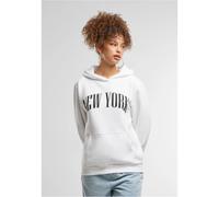 Women's hooded sweatshirt Miss Tee New York Blanc S