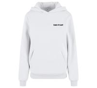 Miss Tee Take It Easy Flowers Hoodie White M Woman