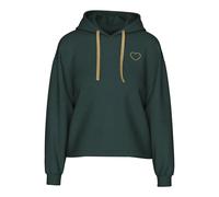 Women's hooded sweatshirt Pieces Chilli Heart Vert S