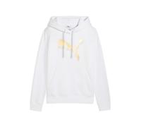 Women's hooded sweatshirt Puma Ess Metallic Fl White XL