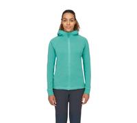 Rab Women's Nexus Hoody Full-Zip Lightweight Fleece Jacket for Trekking & Climbing - Glacier Blue - Large