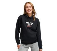 Women's hooded sweatshirt Roxy Surf Stoked Brushed ART Noir S