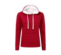 Women's hooded sweatshirt SG Originals Contrast Rouge M