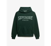 Women's hooded sweatshirt Superdry Athletic Essential Relaxed Vert XS