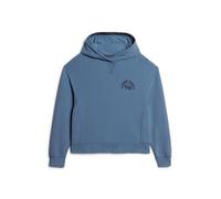 Women's hooded sweatshirt Superdry Athletic Essentials Bleu XL