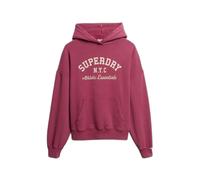 Women's hooded sweatshirt Superdry Athletic Essentials Relax Rouge XL