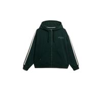 Superdry Athletic Essentials Relaxed Fit Full Zip Sweatshirt Green S Woman