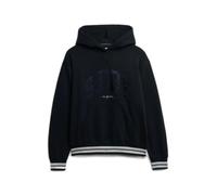 Women's hooded sweatshirt Superdry Country Club Varsity Bleu S