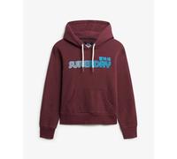 Superdry Faded Core Hoodie Purple XS Woman