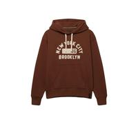 Women's hooded sweatshirt Superdry Prep Chenille Marron L