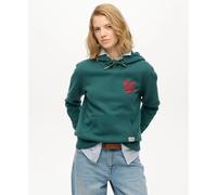 Superdry Neon Hoodie Green XS Woman