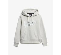 Women's hooded sweatshirt Superdry Super Athletics Gris XL