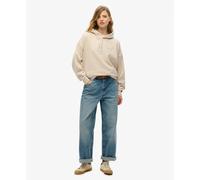 Women's hooded sweatshirt Superdry Venue Metallic Relaxed Beige L