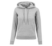 Women's hooded sweatshirt Urban Classic basic côtelés Gris XS