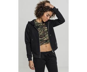Women's hooded sweatshirt Urban Classic claic zip Noir S