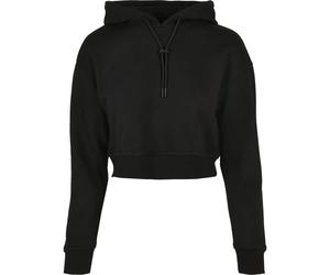 Women's hooded sweatshirt Urban Classics court terry Noir M