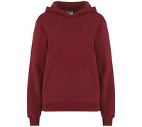 Women's hooded sweatshirt Urban Classics Organic Loose Brushed Rouge M