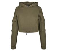 Urban Classics Short Worker Sweatshirt White L Woman