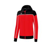 Erima Women's Change Training Jacket with Hood, Red/Black/White, 44