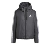Women's hooded waterproof jacket adidas Essentials Climawarm 3-Stripes Noir M