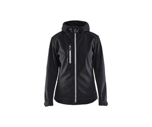 Women's hooded waterproof jacket Blaklader Noir XL