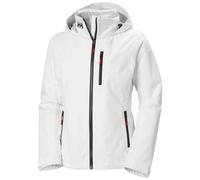 Women's hooded waterproof jacket Helly Hansen Crew 2.0 Blanc M