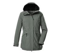 Killtec KOW 19 WMN PRK 43307-000 Women's Outdoor Parka/Functional Parka with Hood Green Grey 44