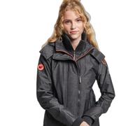 Superdry Pop Zip Hood Arctic Windcheater Jacket Grey S Women